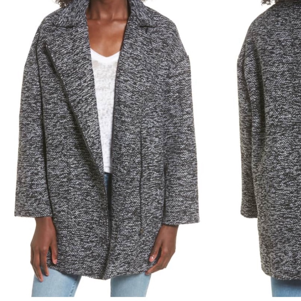 Oversized Marled Coat
